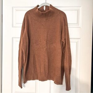 Caslon Warm Tan Turtleneck Sweater